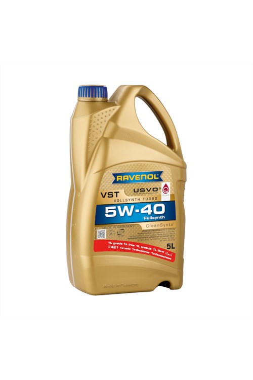 Акция 4+1 : Моторное масло RAVENOL VST SAE 5W-40 (5 л.)   LL-01  