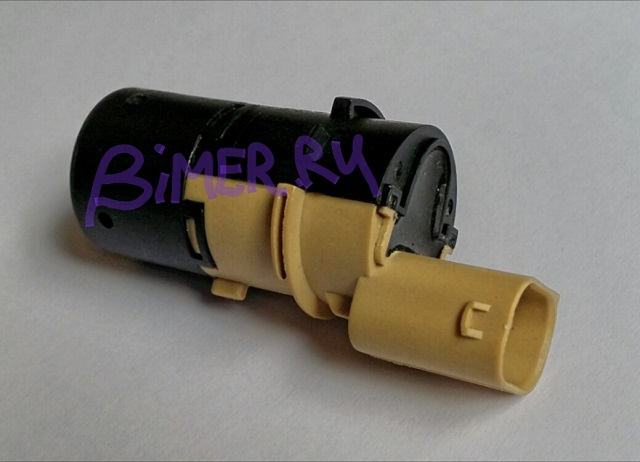 Датчик парковки BMW E39/ E60/ X3 (E83)/ X5 (E53) (черный, прямой)